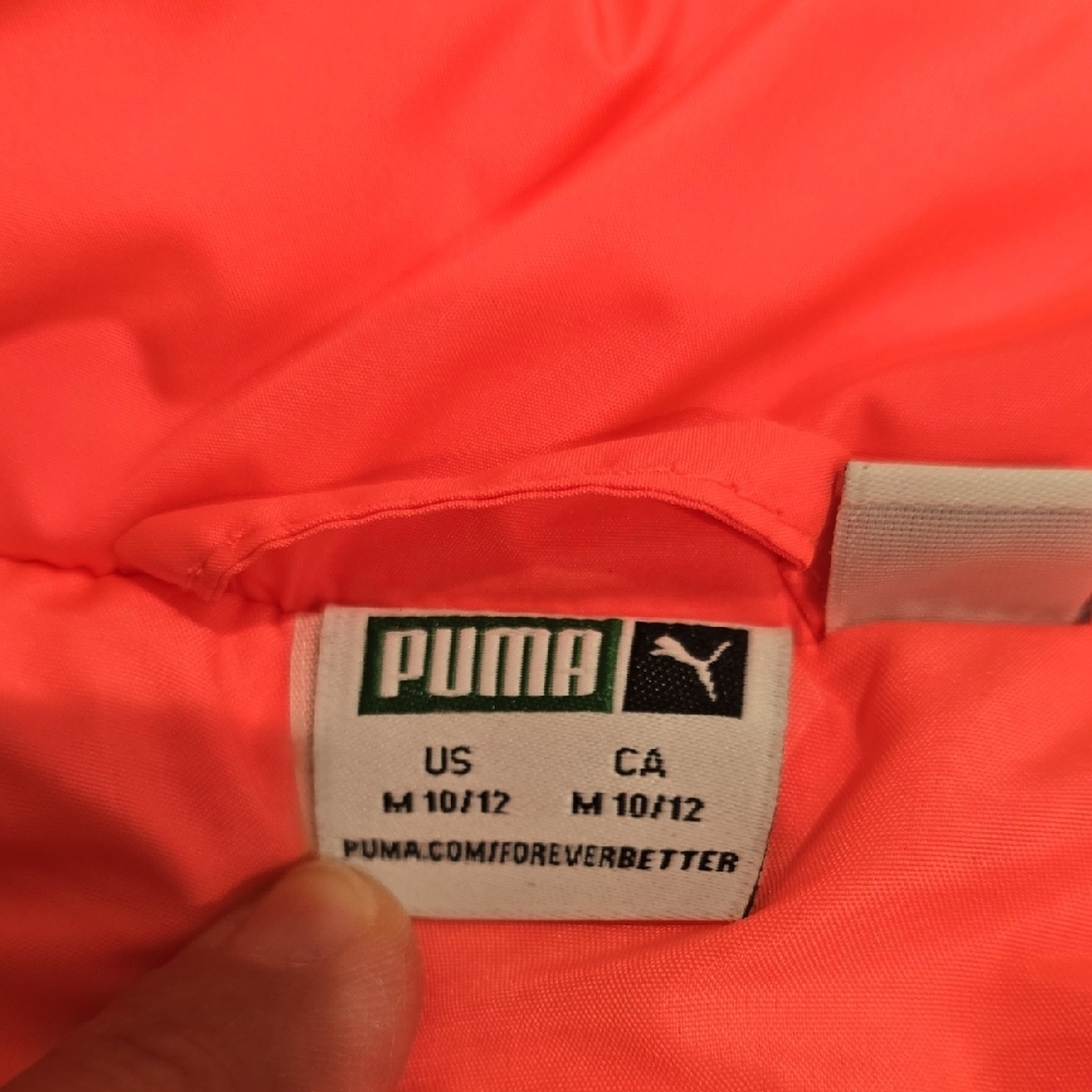 Puma Youth Coral Quilted Vest Size 10/12 - Picture 6 of 6